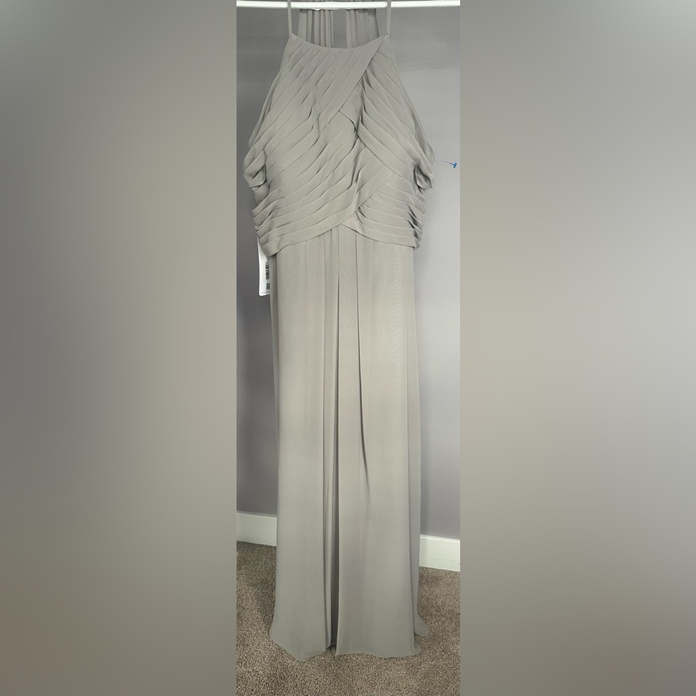 AZAZIE size Bust 39.50/Waist 35/Hips 43 inches Silver Formal Dress